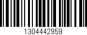 Código de barras (EAN, GTIN, SKU, ISBN): '1304442959'