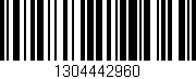 Código de barras (EAN, GTIN, SKU, ISBN): '1304442960'