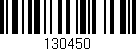 Código de barras (EAN, GTIN, SKU, ISBN): '130450'