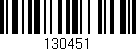 Código de barras (EAN, GTIN, SKU, ISBN): '130451'