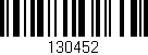 Código de barras (EAN, GTIN, SKU, ISBN): '130452'