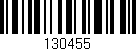 Código de barras (EAN, GTIN, SKU, ISBN): '130455'