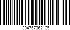 Código de barras (EAN, GTIN, SKU, ISBN): '1304767362135'