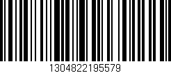Código de barras (EAN, GTIN, SKU, ISBN): '1304822195579'