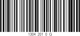 Código de barras (EAN, GTIN, SKU, ISBN): '1304_201_0_G'