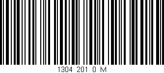 Código de barras (EAN, GTIN, SKU, ISBN): '1304_201_0_M'