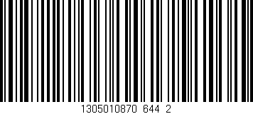 Código de barras (EAN, GTIN, SKU, ISBN): '1305010870_644_2'