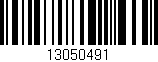 Código de barras (EAN, GTIN, SKU, ISBN): '13050491'