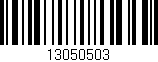Código de barras (EAN, GTIN, SKU, ISBN): '13050503'
