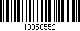 Código de barras (EAN, GTIN, SKU, ISBN): '13050552'