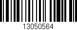 Código de barras (EAN, GTIN, SKU, ISBN): '13050564'