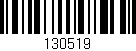 Código de barras (EAN, GTIN, SKU, ISBN): '130519'
