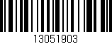 Código de barras (EAN, GTIN, SKU, ISBN): '13051903'