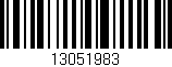 Código de barras (EAN, GTIN, SKU, ISBN): '13051983'