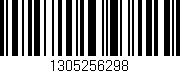 Código de barras (EAN, GTIN, SKU, ISBN): '1305256298'