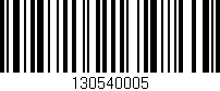 Código de barras (EAN, GTIN, SKU, ISBN): '130540005'