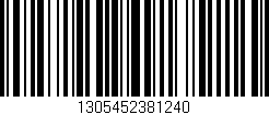 Código de barras (EAN, GTIN, SKU, ISBN): '1305452381240'