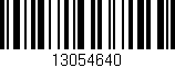 Código de barras (EAN, GTIN, SKU, ISBN): '13054640'