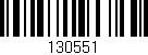 Código de barras (EAN, GTIN, SKU, ISBN): '130551'
