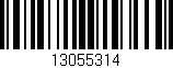 Código de barras (EAN, GTIN, SKU, ISBN): '13055314'