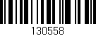 Código de barras (EAN, GTIN, SKU, ISBN): '130558'