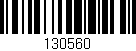 Código de barras (EAN, GTIN, SKU, ISBN): '130560'