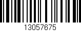 Código de barras (EAN, GTIN, SKU, ISBN): '13057675'