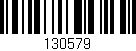 Código de barras (EAN, GTIN, SKU, ISBN): '130579'