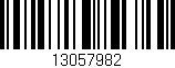 Código de barras (EAN, GTIN, SKU, ISBN): '13057982'
