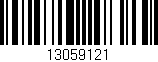 Código de barras (EAN, GTIN, SKU, ISBN): '13059121'