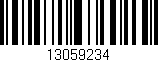 Código de barras (EAN, GTIN, SKU, ISBN): '13059234'
