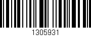 Código de barras (EAN, GTIN, SKU, ISBN): '1305931'