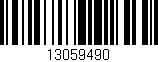 Código de barras (EAN, GTIN, SKU, ISBN): '13059490'
