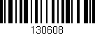 Código de barras (EAN, GTIN, SKU, ISBN): '130608'