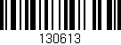 Código de barras (EAN, GTIN, SKU, ISBN): '130613'