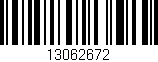 Código de barras (EAN, GTIN, SKU, ISBN): '13062672'
