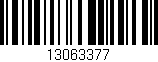 Código de barras (EAN, GTIN, SKU, ISBN): '13063377'