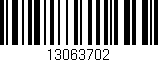 Código de barras (EAN, GTIN, SKU, ISBN): '13063702'