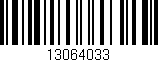 Código de barras (EAN, GTIN, SKU, ISBN): '13064033'