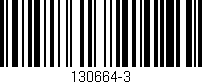 Código de barras (EAN, GTIN, SKU, ISBN): '130664-3'