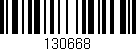 Código de barras (EAN, GTIN, SKU, ISBN): '130668'