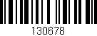 Código de barras (EAN, GTIN, SKU, ISBN): '130678'