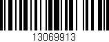 Código de barras (EAN, GTIN, SKU, ISBN): '13069913'