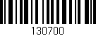 Código de barras (EAN, GTIN, SKU, ISBN): '130700'