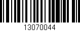 Código de barras (EAN, GTIN, SKU, ISBN): '13070044'
