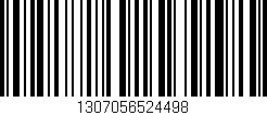 Código de barras (EAN, GTIN, SKU, ISBN): '1307056524498'