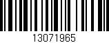 Código de barras (EAN, GTIN, SKU, ISBN): '13071965'