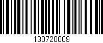 Código de barras (EAN, GTIN, SKU, ISBN): '130720009'