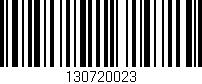 Código de barras (EAN, GTIN, SKU, ISBN): '130720023'
