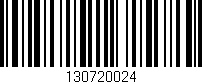 Código de barras (EAN, GTIN, SKU, ISBN): '130720024'